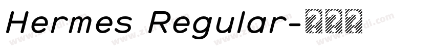Hermes Regular字体转换